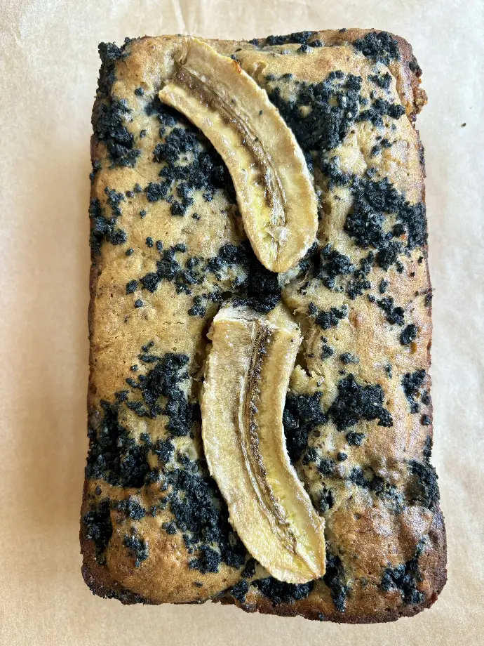 Black Sesame Banana Bread