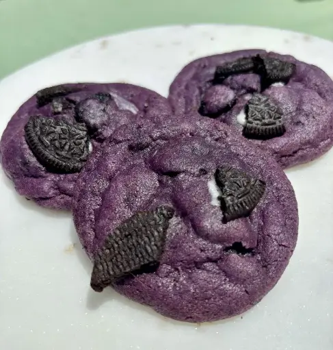Ube Oreo Mochi Cookie